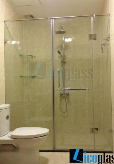  VÁCH TẮM KÍNH CỬA TRƯỢT LCL 01