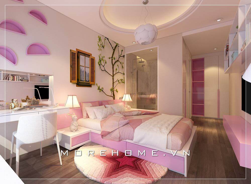 Giường ngủ chung cư hiện đại Giường ngủ chung cư hiện đại