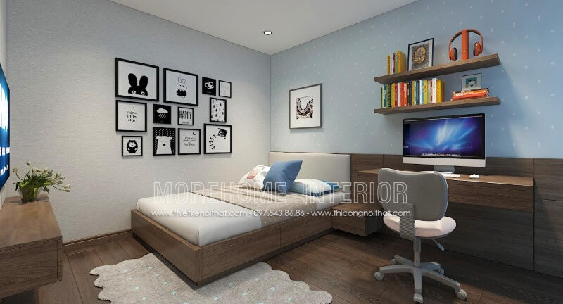 Giường ngủ chung cư hiện đại Giường ngủ chung cư hiện đại