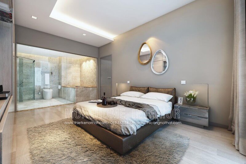 Giường ngủ chung cư hiện đại Giường ngủ chung cư hiện đại