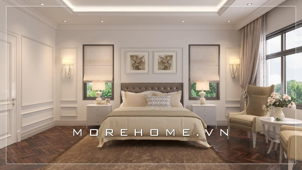 Giường ngủ biệt thự Giường ngủ biệt thự