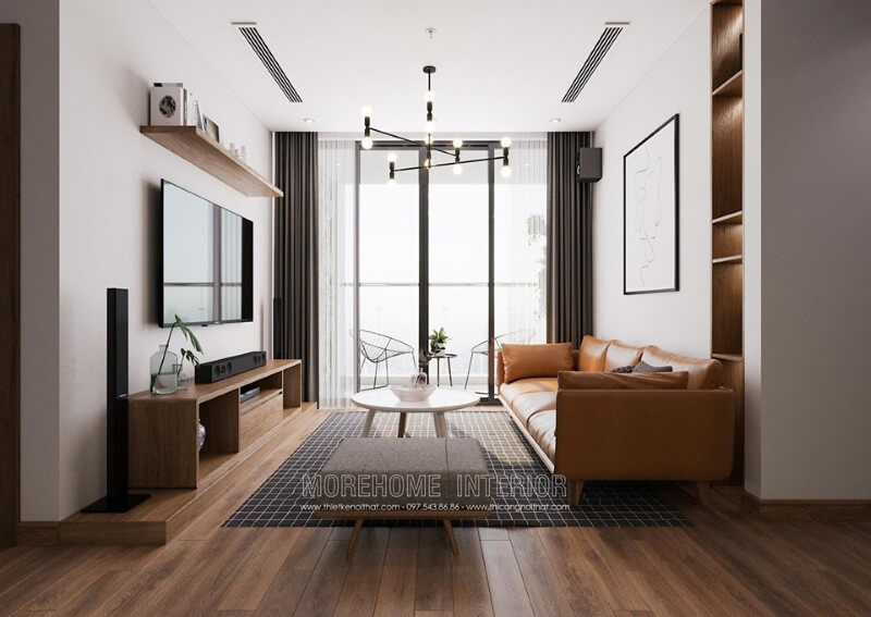 Trang trí phòng khách chung cư  Mẫu nội thất chung cư đẹp