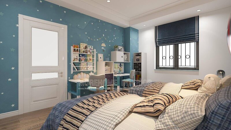 Là bậc phụ huynh, việc giáo dục con ngày càng được chú trọng vì thế mà không gian học của con lại ngày càng được để tâm. Ý tưởng thiết kế phòng của 2 cậu con trai với góc học tập đẹp mắt vừa đảm bảo công năng vừa trang trí thú vị có thể sẽ là điểm thu hút kích thích niềm vui thú mỗi khi bắt đầu vào học của con.