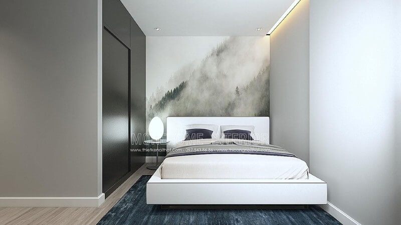 Tủ gỗ Acrylic thiết kế đơn giản, màu đen sáng bóng sang trọng