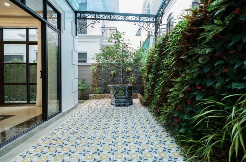 Thi công sân vườn xanh đẹp cho biệt thự tân cổ điển vinhomes imperia hải phòng